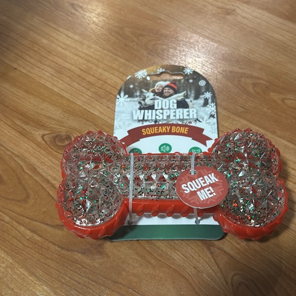 Dog Whisperer ~ Squeaky Bone 6” - Squeaky Dog Toy - Picture 3 of 3